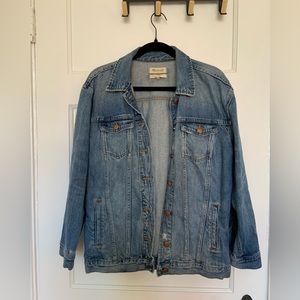 Madewell oversized jean jacket